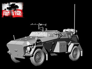 First To Fight PL101 German Armored Car Sd.Kfz. 247 Ausf. BZ MG34 1/72 – image 5