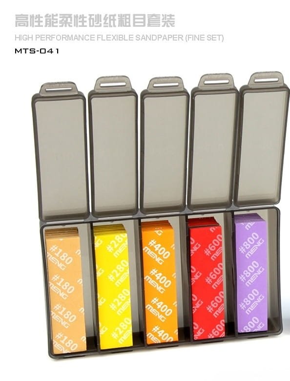 Papier de verre flexible haute performance Meng modèle MTS-041 (FineSet) (kit de ponçage) – image 6