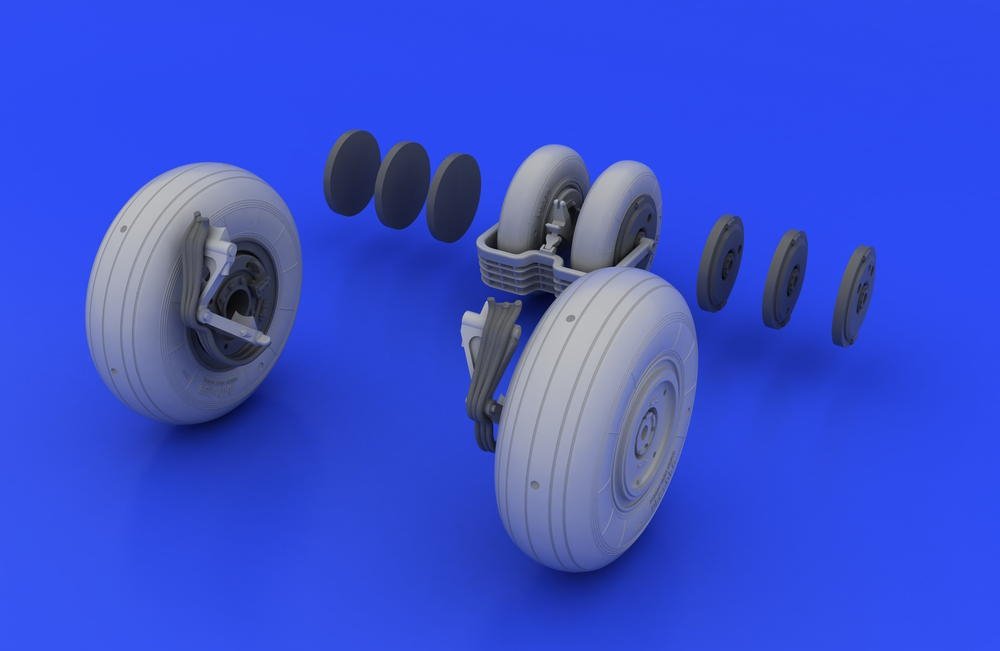Eduard 648037 MiG-29 wheels 1/48 (Eduard, Academy) – zdjęcie 5