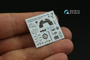 Quinta Studio QDS-48390 Macchi C.202 Folgore Late 3D-Printed &amp;amp; coloured Interior on decal paper (Hasegawa/Eduard) (Small version) 1/48 – Bild 6