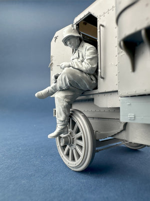 Copper State Models F35-052 German Armoured Car Crewman in a field grey coverall 1/35 – Bild 3