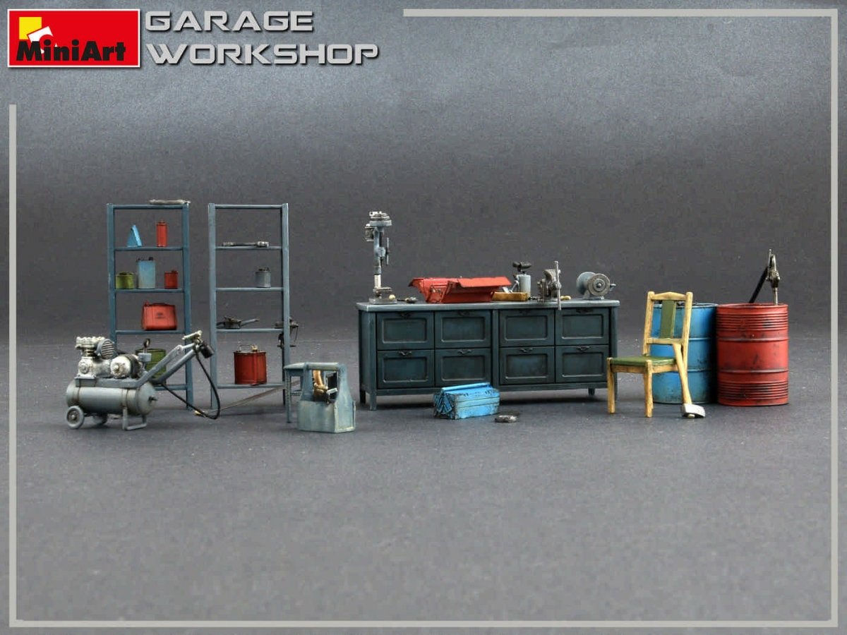MiniArt 35596 Garage Workshop 1/35 – immagine 2