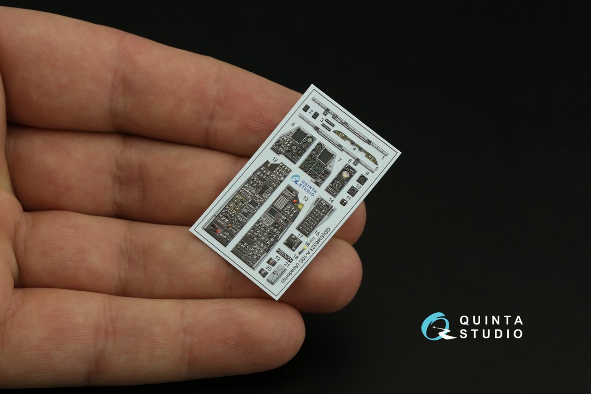 Quinta Studio QDS-48341 F-4G early 3D-Printed &amp;amp; coloured Interior on decal paper (Meng) (Small version) 1/48 – Bild 14