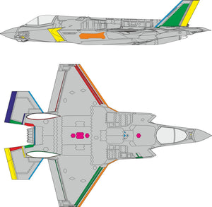 Eduard BIG72184 F-35B detail set Tamiya 1/72 – Bild 7