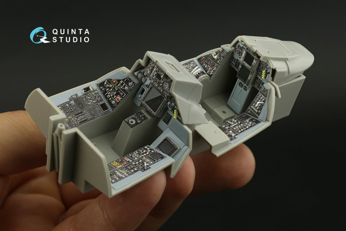 Quinta Studio QDS-32099 F-14B 3D-Printed &amp;amp; coloured Interior on decal paper (Trumpeter) (Small version) 1/32 – imagen 3
