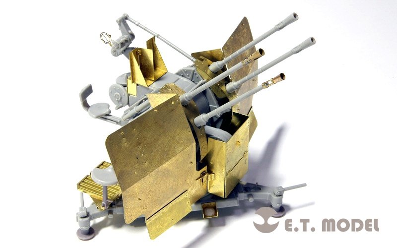 E.T. Model E35-027 WWII German 2cm FLAK 38 Anti-Aircraft Gun (For TRUMPETER 02309) 1/35 – imagen 5