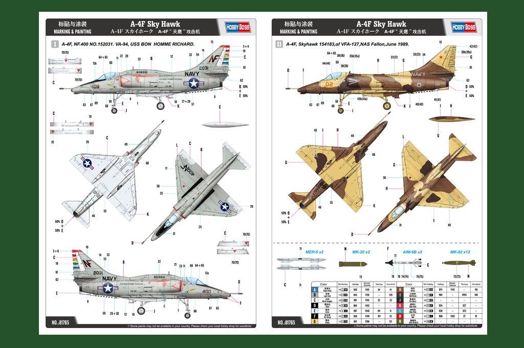 Hobby Boss 81765 A-4F Sky Hawk 1/48 – image 2