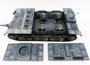Modelcollect UA72180 Fist of War German P.500 &amp;quot;Gungnir&amp;quot; 1/72 – imagen 9