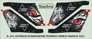 ModelMaker Decals D48231 Austrian Eurofighter Typhoon Combat Display 2024 1/48 – zdjęcie 2