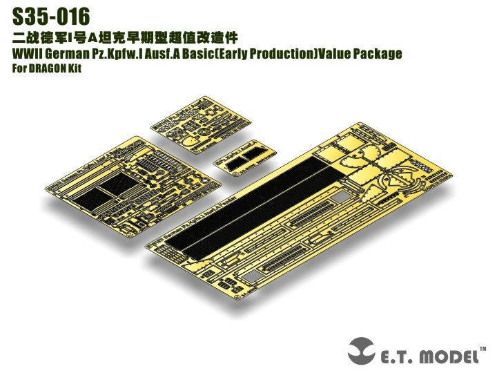 E.T. Model S35-016 WWII German Pz.Kpfw.I Ausf.A Basic(Early Production)Value Package For DRAGON Kit 1/35 – imagen 7