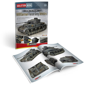 AMMO of Mig Jimenez 7907 SOLUTION BOX MINI 33 - WWII German Panzer Grey (Multilingual)