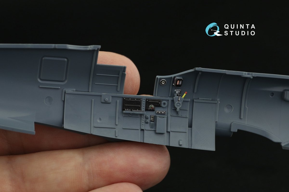 Quinta Studio QD48205 Spitfire Mk.II 3D-Printed &amp;amp; coloured Interior on decal paper (Eduard) 1/48 – Bild 4