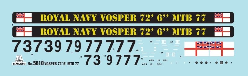 Italeri 5610 British Vosper MTB 1/35 – image 6