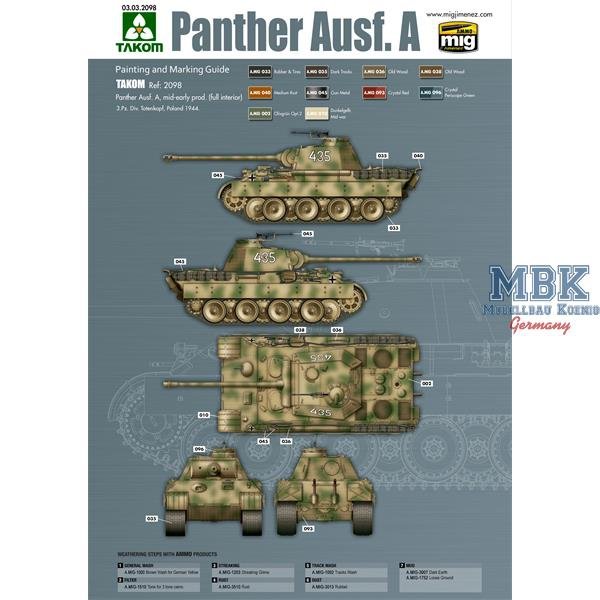 Das Werk DW35010 Panther Ausf.A early / mid Version 1/35 – imagen 2
