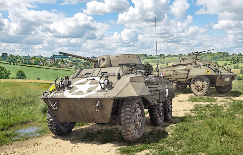 Italeri 7087 M8 Greyhound / M20 Armored Utility Car 1/72