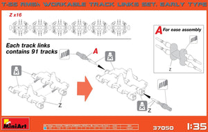 MiniArt 37050 T-55 RMSh WORKABLE TRACK LINKS. EARLY TYPE 1/35 – Bild 2