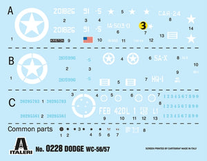 Italeri 0228 Dodge WC-56/57 Command Car 1/35 – imagen 11