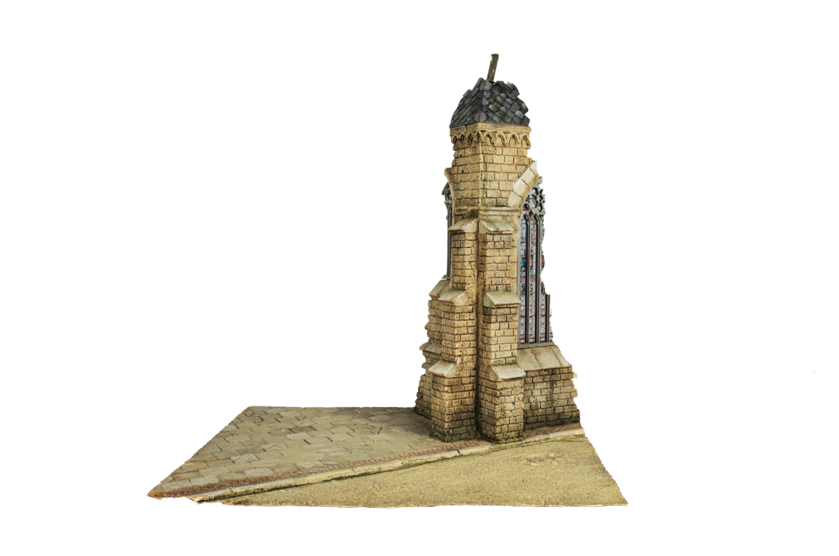 RT-Diorama 35038 Diorama Base: Small Church Corner &amp;quot;Forgotten Sanctuary&amp;quot; 1/35 – Bild 3