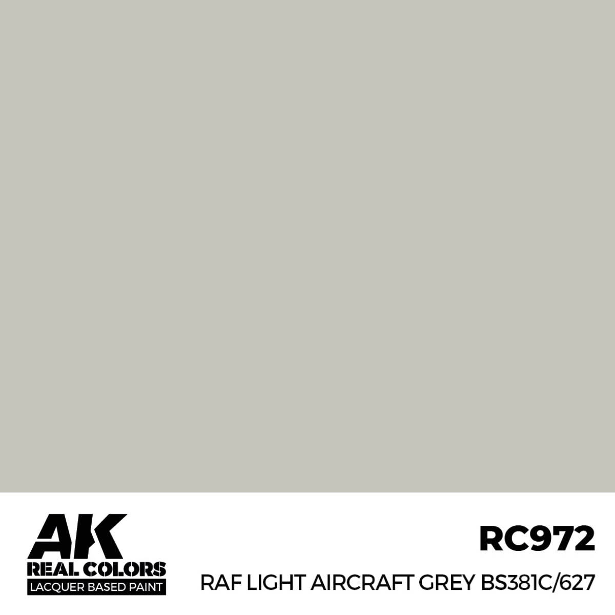 AK Interactive RC972 RAF Light Aircraft Gray BS381C/627 17 ml
