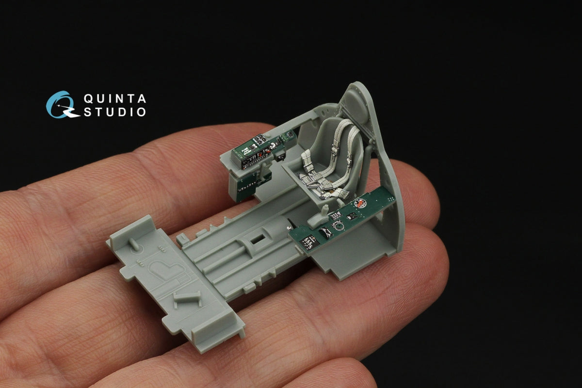 Quinta Studio QD48538 F4F-4 Wildcat 3D-Printed &amp;amp; coloured Interior on decal paper (Academy) 1/48 – imagen 9