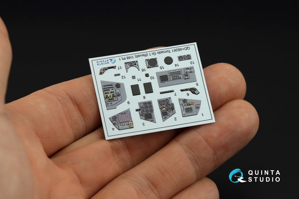 Quinta Studio QDS+48261 Tornado GR.1 3D-Printed coloured Interior on decal paper (Revell) (small version) (with 3D-printed resin parts) 1/48 – Bild 4