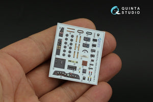 Quinta Studio QD48275 Fw 189A 3D-Printed &amp;amp; coloured Interior on decal paper (GWH) 1/48 – immagine 2