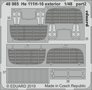 Eduard 48985 He 111H-16 exterior 1/48 ICM – imagen 2