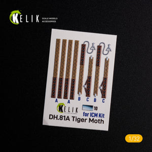 KELIK K32021 DH.81A Tiger Moth - Interior 3D Decal for ICM kit 1/32 – immagine 2