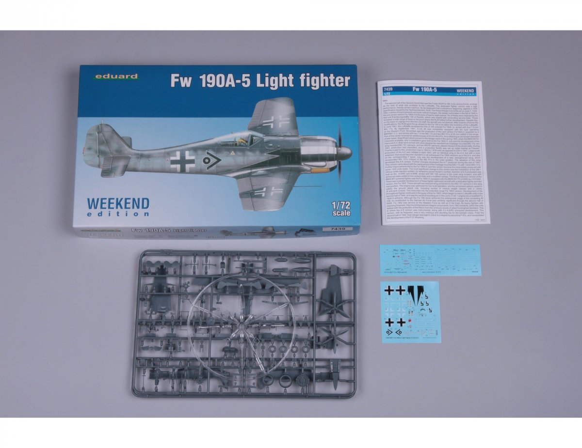 Eduard 7439 Fw 190A-5 Light Fighter (2 cannons) 1/72 – Bild 6