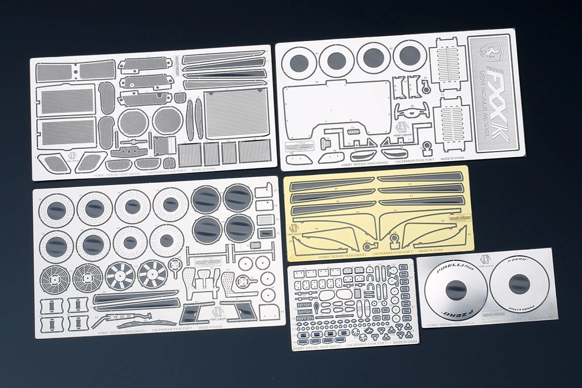 Hobby Design HD02-0343 Ferrari FXX K - Kit de détails pour Tamiya 24343 1/24 – image 2