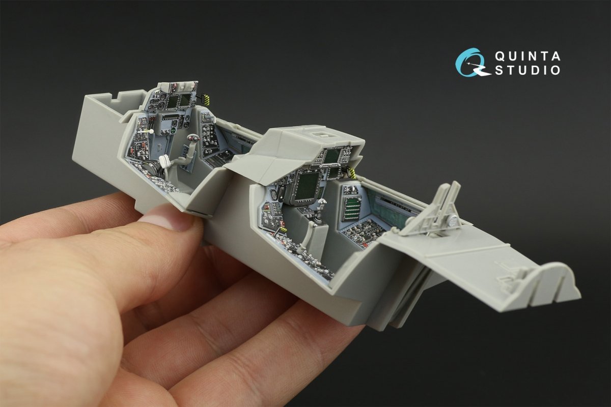 Quinta Studio QD32033 F-14D 3D-Printed &amp;amp; coloured Interior on decal paper ( Trumpeter ) 1/32 – imagen 7