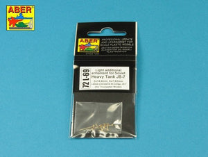 Aber 72L-69 Light additional armament for Soviet tank JS-7 1/72 – immagine 9