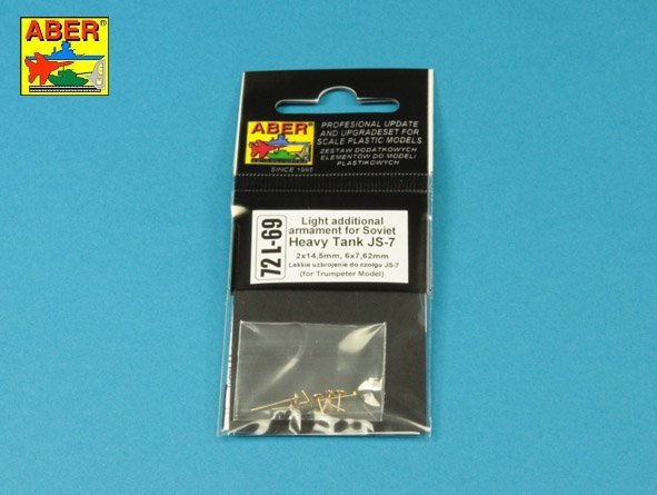 Aber 72L-69 Light additional armament for Soviet tank JS-7 1/72 – immagine 9