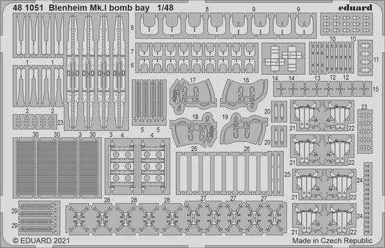 Eduard BIG49297 Blenheim Mk.I AIRFIX 1/48 – imagen 5