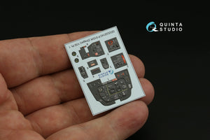 Quinta Studio QD32143 P-51D/K Mustang 3D-Printed &amp;amp; coloured Interior on decal paper (Dragon) 1/32 – immagine 6