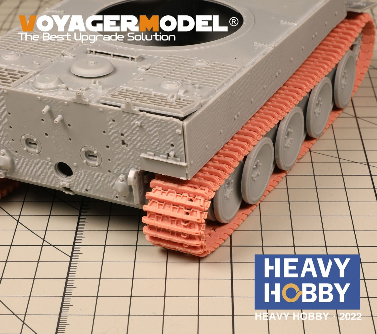 Heavy Hobby PT35003 WWII German Tiger I Initial Version Mirror Tracks Fit for Dragon 6262, 6600. RFM 5075, 5078 1/35 – imagen 4