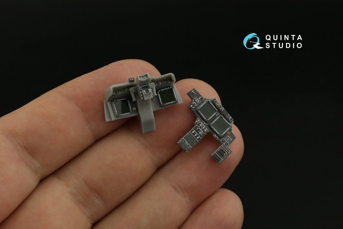Quinta Studio QDS-48362 AH-64D 3D-Printed &amp;amp; coloured Interior on decal paper (Hasegawa) (Small version) 1/48 – imagen 8
