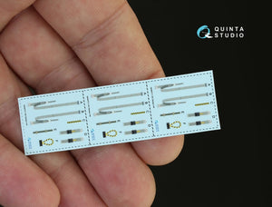 Quinta Studio QD48070 F-14D 3D-Printed &amp;amp; coloured Interior on decal paper (for Tamiya kit) 1/48 – imagen 6