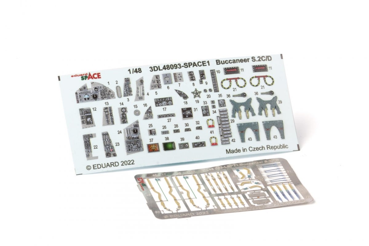 Eduard 3DL48093 Buccaneer S.2C/D SPACE AIRFIX 1/48