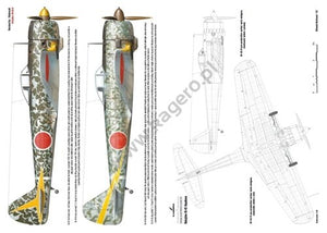 Kagero 7027 Nakajima Ki-43 Hayabusa. Ki-43-I/Ki-43-II/Ki-43-III models EN/PL – immagine 3