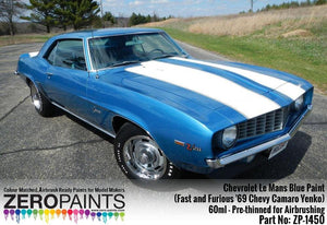 Zero Paints ZP-1450 Chevrolet Le Mans Blue Paint 60ml (Fast and Furious &amp;#39;69 Chevy Camaro Yenko) – Bild 2