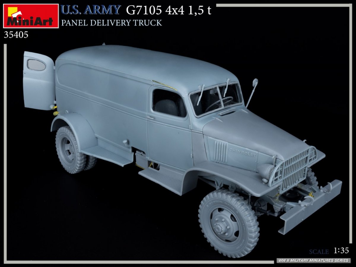 MiniArt 35405 U.S. ARMY G7105 4х4 1,5 t PANEL DELIVERY TRUCK 1/35 – imagen 9