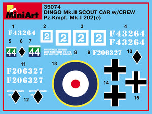 MiniArt 35074 DINGO Mk.II VOITURE DE RECONNAISSANCE avec ÉQUIPAGE (1/35) – image 19