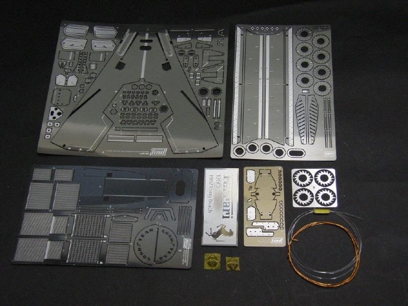 KA Models FE-20004 FERRARI 126C2 (LONG BEACH) PERFECT PARTS SET Fujimi 1/20 – imagen 3