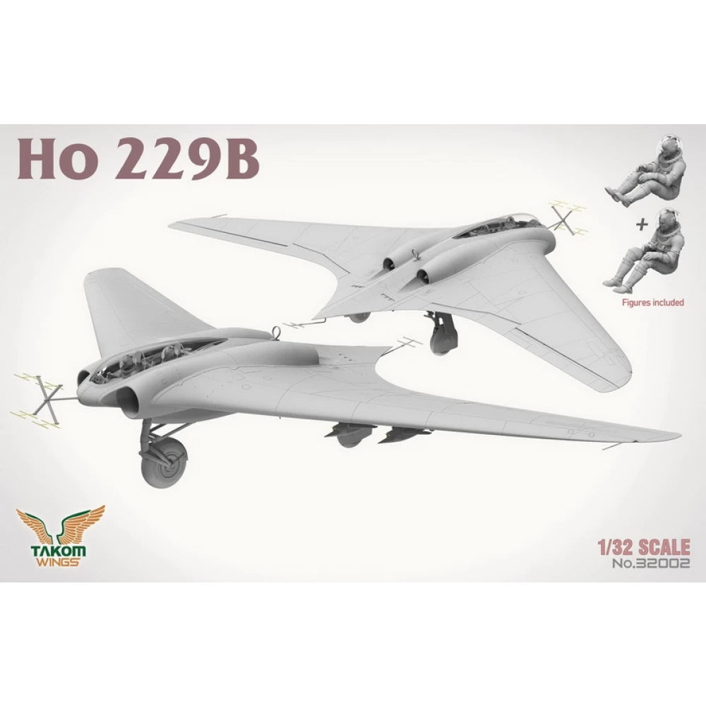 Takom 32001W Ho 229 Box - Ho 229A + Ho 229B + Ho 229 Pilot (Limited Edition) 1/32 – zdjęcie 8