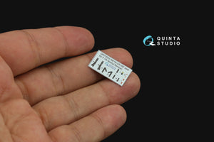 Quinta Studio QD72051 F-35A Lighting II 3D-Printed &amp;amp; coloured Interior on decal paper (Tamiya) 1/72 – imagen 7