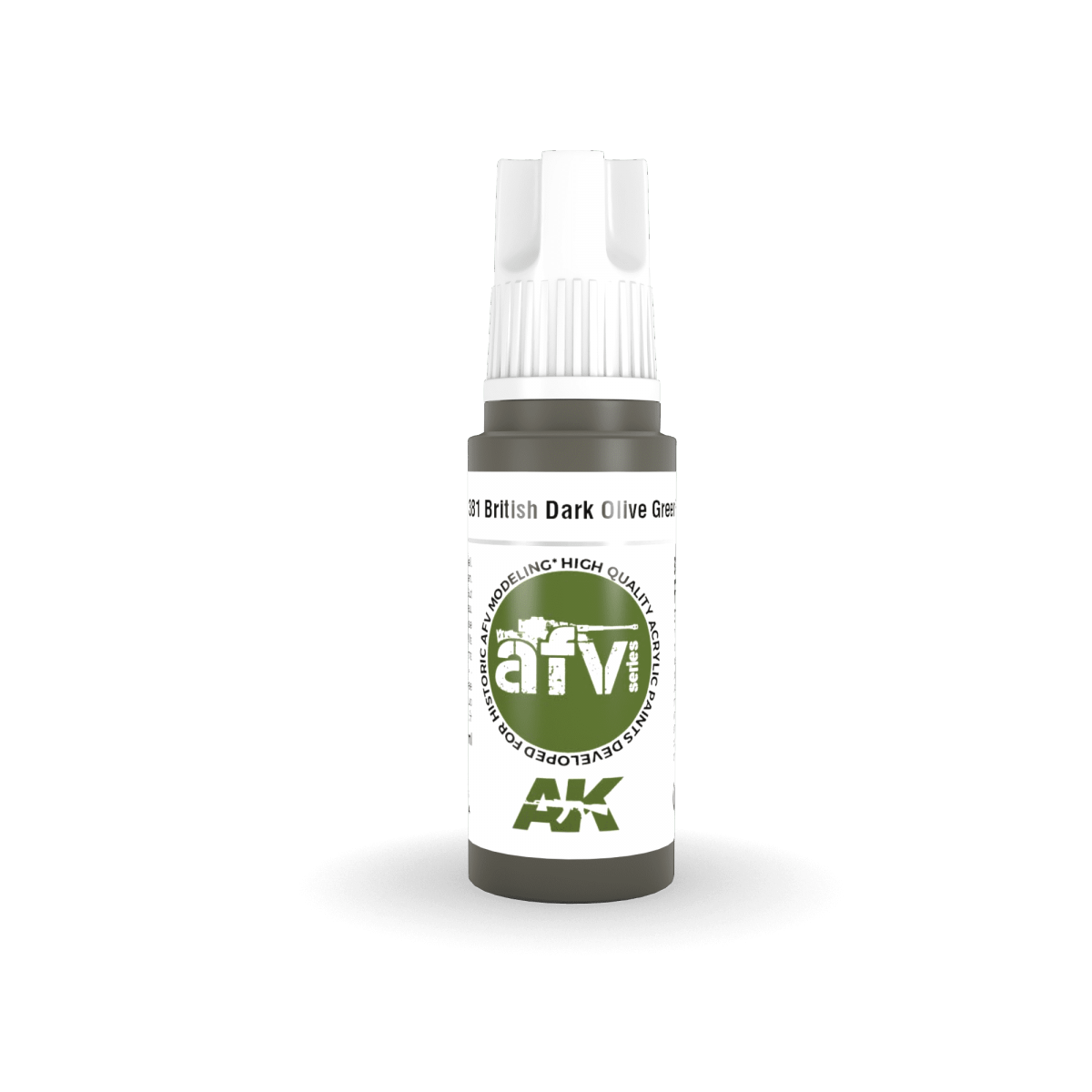 AK Interactive AK11381 British Dark Olive Green PFI 17ml – zdjęcie 2
