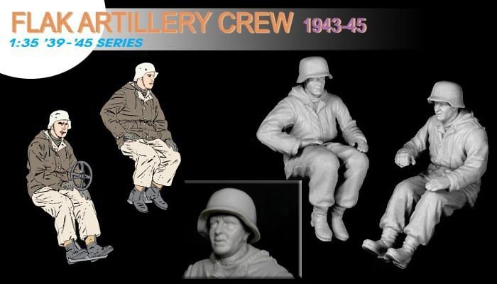 Dragon 6275 Flak Artillery Crew(Winter1943-45) 1/35 – imagen 7
