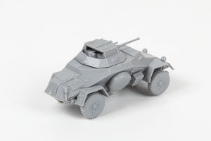 Zvezda 6157 Sd.Kfz.222 Armored Car 1/100 – immagine 6