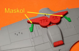 Omask 77206 Hawker Hurricane wheel bay plugs (for Arma Hobby) 1/72 – imagen 3